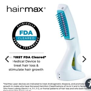 HairMax Blue and White LaserComb